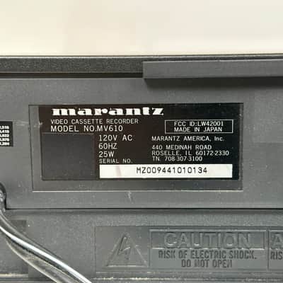 Marantz SVHS VCR Video Cassette Recorder - MV610 image 7