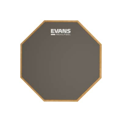 RealFeel by EVANS 2-Sided Practice Drum Pad, 12 Inch image 2
