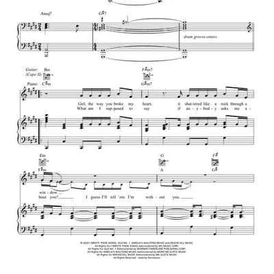 Chris Stapleton - Starting Over Piano/Vocal/Guitar Artist Songbook image 4