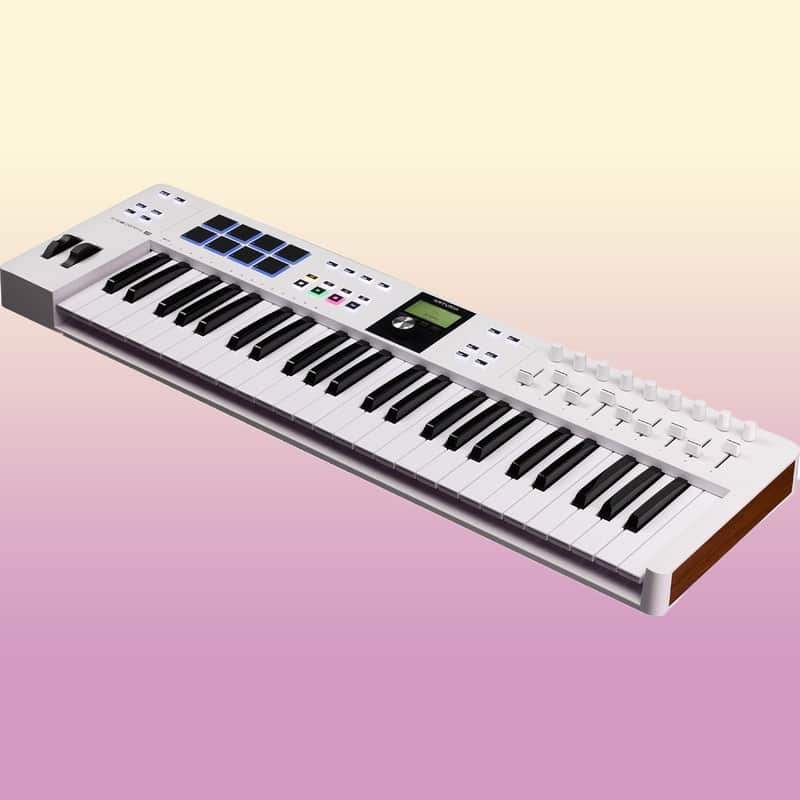 Arturia KeyLab Essential 49 MkIII MIDI Controller White image 1
