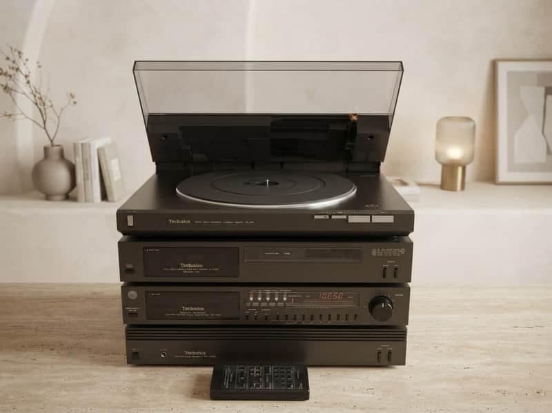 Technics SL-DL5 / 808 Rare Vintage Music System Tested Warranty Direct Drive