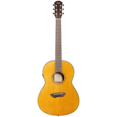 Yamaha CSF-TA TransAcoustic Parlor Acoustic Guitar, Vintage Natural, Open Box (Very Good) image 3
