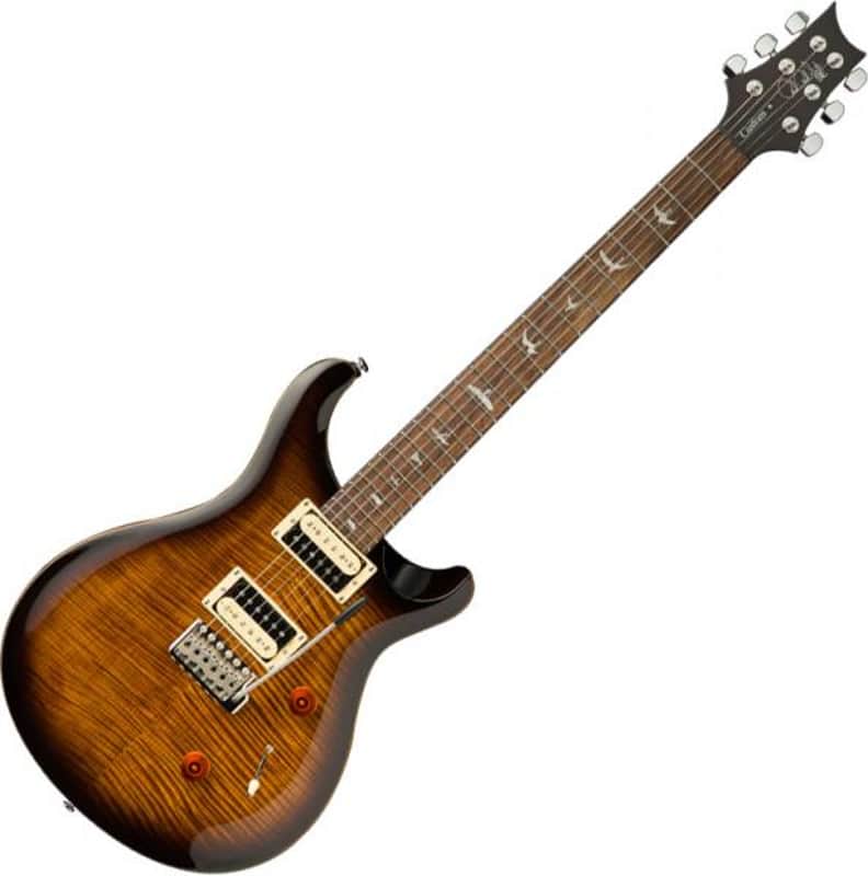 PRS SE Custom 24 Black Gold Burst image 1