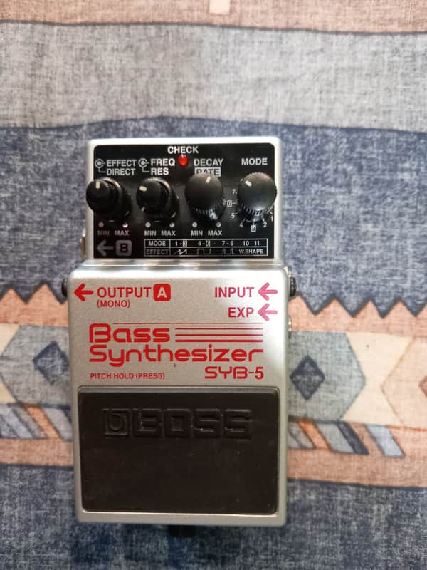 Boss SYB-5 Bass Synthesizer 2004 - Present - Silver image 1