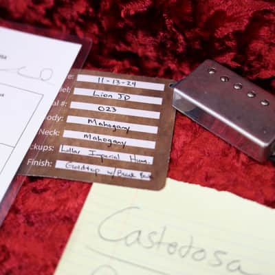 Shabat Lion JD W/ Castedosa TS-Humbuckers. Comes w/ OG Lollar Imperial Pickups image 13