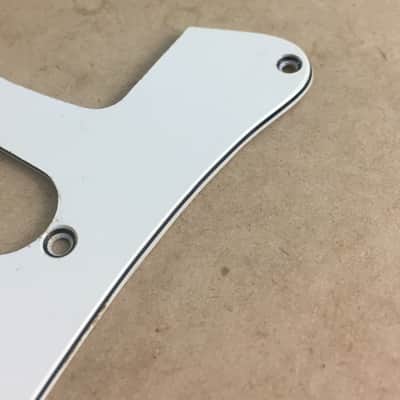 LEFTY Fender Stratocaster Pickguard 3-Ply Parchment Left Strat Natural Old Relic image 8