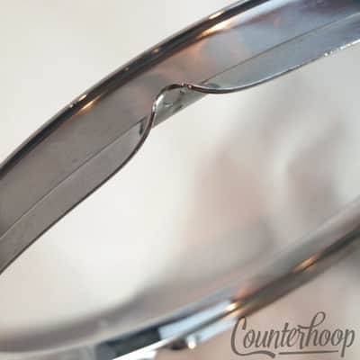 Premier Beverley Olympic Tall-Boy 12"Tom Drum Rim/Hoop 5-Hole 1 1/4" Vintage 60s image 3