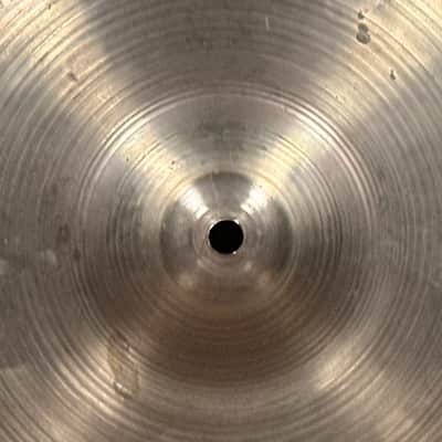 14" Zildjian A 1940s-1950s Trans Stamp THIN Hi-Hat Cymbal Pair 610g/642g *Video Demo* image 11