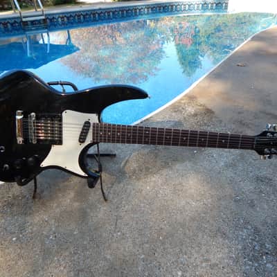 Hamer Phantom Xll 12 String 1984 Black OHSC image 1