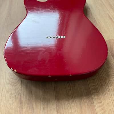 Golden Era Aged Telecaster Body Dakota Red Telecaster body alder 2025 - Dakota Red image 9