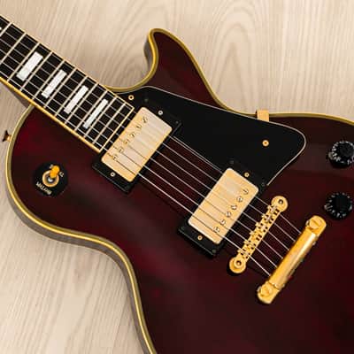 1981 Tokai Love Rock Custom LC100 Vintage Guitar Wine Red, 100% Original w/ Case image 7
