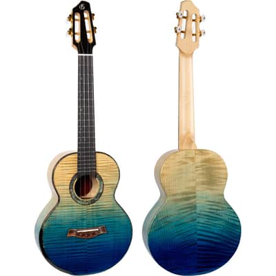 Flight A10 FM Faded Blue 10th Anniversary Tenor Ukulele image 3