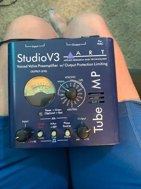 ART Tube MP Studio V3 Tube Microphone Preamp 2010 - Present - Black image 1