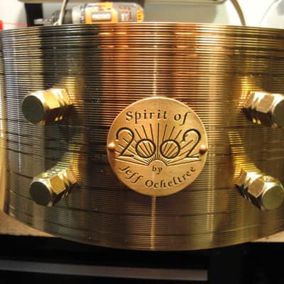 Paiste Spirit of 2002 by Jeff Ocheltree 14 x 5 Snare Drum Bronze - RARE Limited Edition image 10