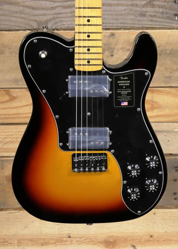 Fender American Vintage II 1975 Telecaster Deluxe Electric Guitar 3-Color Sunburst w/ Case "Mint Condition" image 1