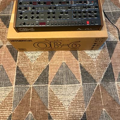 Dave Smith Instruments OB-6 Desktop 6-Voice Polyphonic Synthesizer 2017 - Present - Black image 4