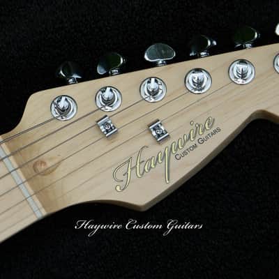 XX- Wide 2" Neck (51 mm)Sea Foam Green Grover 406C Locking Tuners Mahogany Strat 2025+ 3 Matching Humbucking Custom Pickups+Treble Bleed + 3 Coil Spit Toggles + Kill Switch + Leveled, Crowned and Polished Frets with Full Setup! image 5