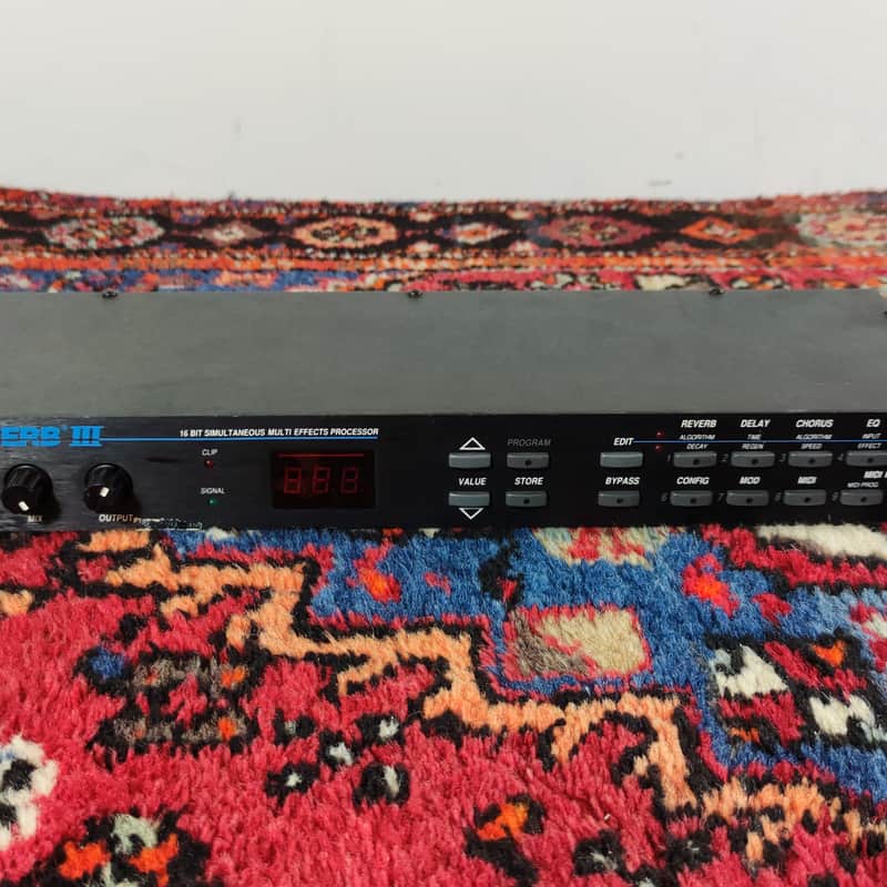1990s Alesis Midiverb III Black