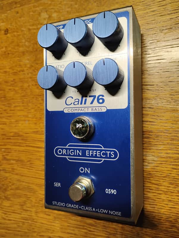 Origin Effects Cali76 Compact Deluxe Compressor Limited Edition 2010s - Genie Blue image 1