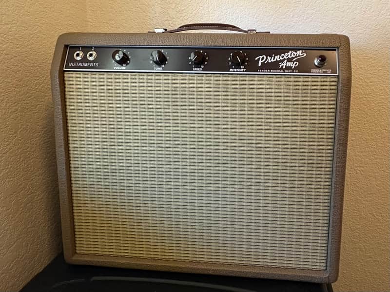 Fender Chris Stapleton Signature '62 Princeton 1x12" 12-Watt Guitar Combo 2019 - Present - Brown Vinyl with Wheat Grille Cloth image 1