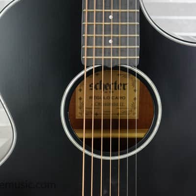Schecter Regulo Caro-7 Acoustic - Satin Black image 4