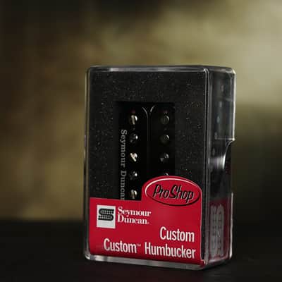 Seymour Duncan SH-11 Custom Custom Black Humbucker Guitar Pickup Bridge image 1
