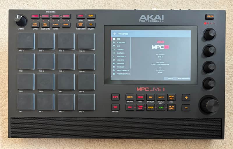 Akai MPC Live II Standalone Sampler / Sequencer 2020 - Present Black image 1