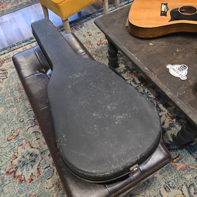 Vintage 1960s Kay Molded Hardshell Guitar Case - Grey/Black image 6