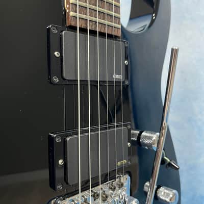 Jackson Japan HH Dinky Reverse Headstock EMG + Booster + Hard Case image 13