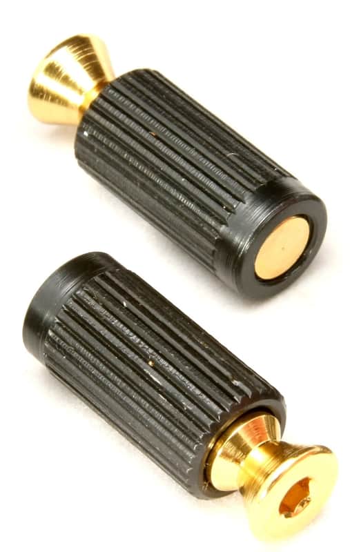 Authentic Floyd Rose Original Bridge Mounting Studs and Inserts - Gold image 1