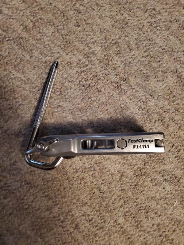 Tama MC69 FastClamp Single Tom Holder with Ball and L-Rod Mount 2010s - Chrome