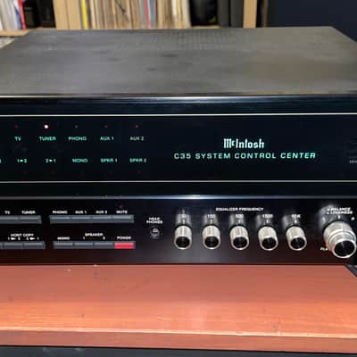 McIntosh C35 preamplifier Black, Silver image 1