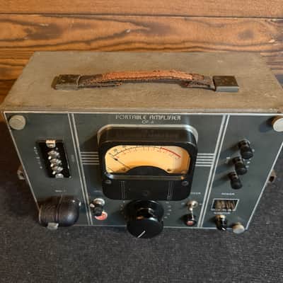 Vintage RCA OP-6 Tube Mic Preamp - Recapped w/ Case, Cables OP6 image 3