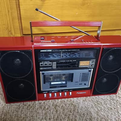 Panasonic RX F 32LS Rare Vintage Red Casette Deck Boombox Warranty image 15