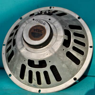 VOX labeled Oxford 12J4-2 1960s 8 Ohm Speaker Pair image 9