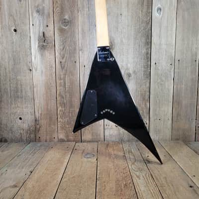 Jackson JS30RR Randy Rhodes V 2009 w/Jackson Molded Case- Black image 3