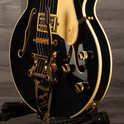 Gretsch Broadkaster® Jr. LX Center Block with String-Thru Bigsby® and Gold Hardware, Ebony Fingerboard, Midnight Sapphire image 5