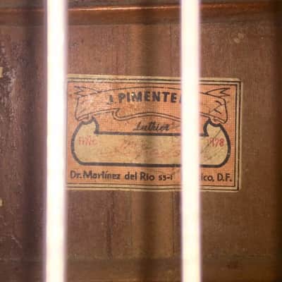 Juan Pimentel Ramirez Requinto 1978 image 3