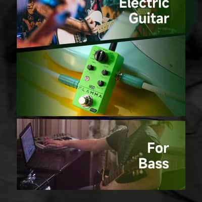 FLAMMA FC05 Mini Modulation Pedal with Chorus Flanger Tremolo Phaser Vibrato Rotary Liquid Autowah Stutter Ring LowBit image 6