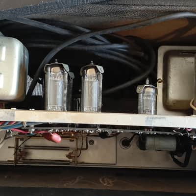 Steelphon Polaris tube guitar amp from 60's image 4