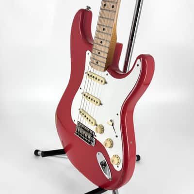 2021 Fender Vintera Road Worn 50’s Stratocaster – Fiesta Red image 9