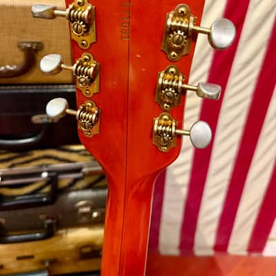 1967 Gretsch Chet Atkins 6120 Western Orange w/ Original Hardshell Case image 4