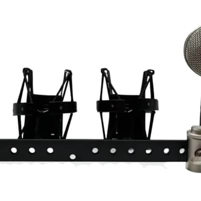 New Pinnacle Microphones Fat Top | Stereo Pair | Ribbon Microphone | Black | Free XLR Cable image 1