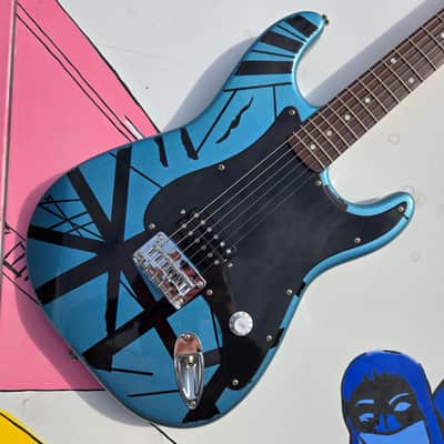 Squier Stratocaster Bullet EVH tribute image 25