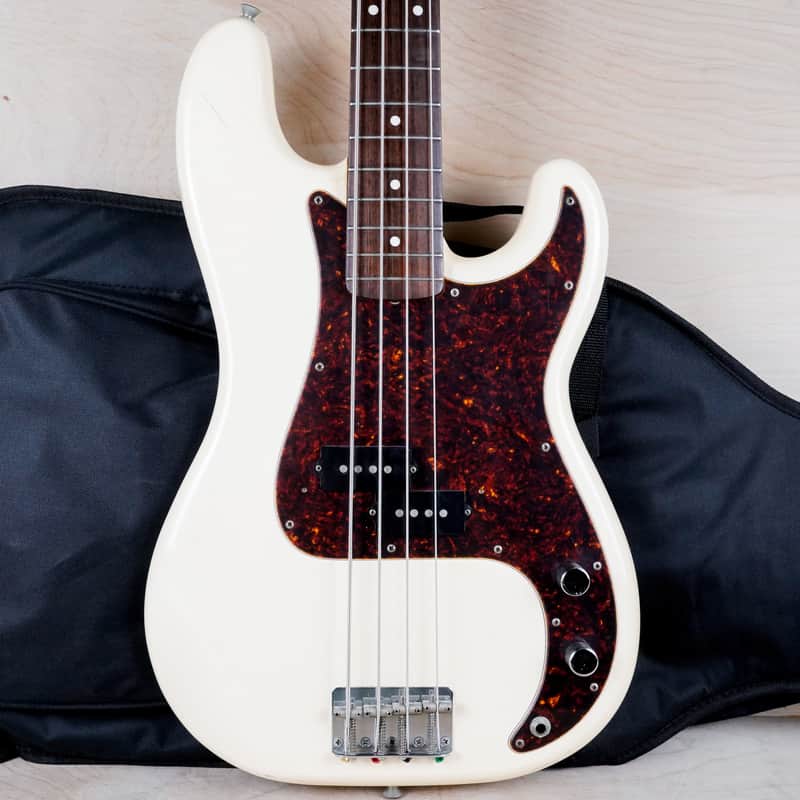 Fender PB-62 Precision Bass '62 Reissue CIJ 2004 Vintage White Japan w/ Bag image 1