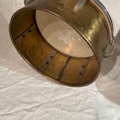 Pre-WWII Riveted Brass 6x13 Drum – Chicago Era Construction – No Extra Holes image 11