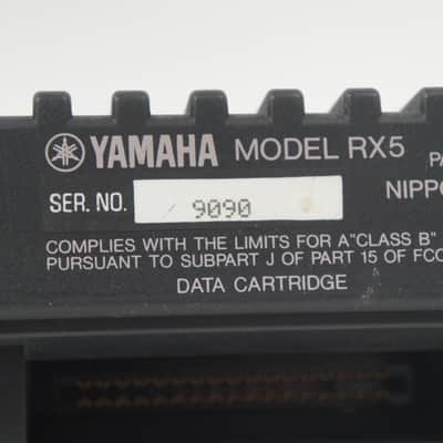 YAMAHA RX5 Digital Rhythm Programmer Drum Machine w/ 100-240V PSU image 10