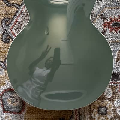 Gretsch G6118T Anniversary with Bigsby 2003 - 2016 - Smoke Green 2-Tone image 6