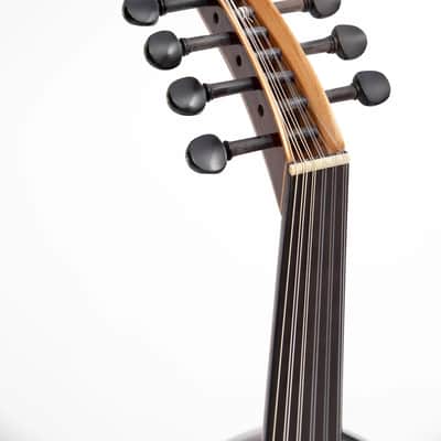Professional Iraqi Oud Floating Bridge Pamela Mother of Pearl design & Cedar Top image 10