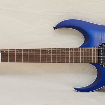 Ibanez RGA42FM Lefty - Blue Lagoon Burst Flat image 5